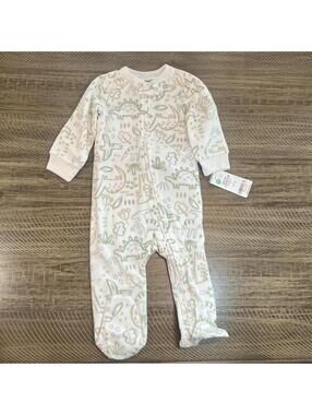 Carter's Baby Boy Dinosaur Fleece Footed Sleeper - 9M - NWT